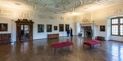 Der Festsaal im Schloss Spiez...