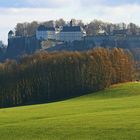 Der Festung Königstein ganz nah am 03.01. 2022 um 13 Uhr mittags...