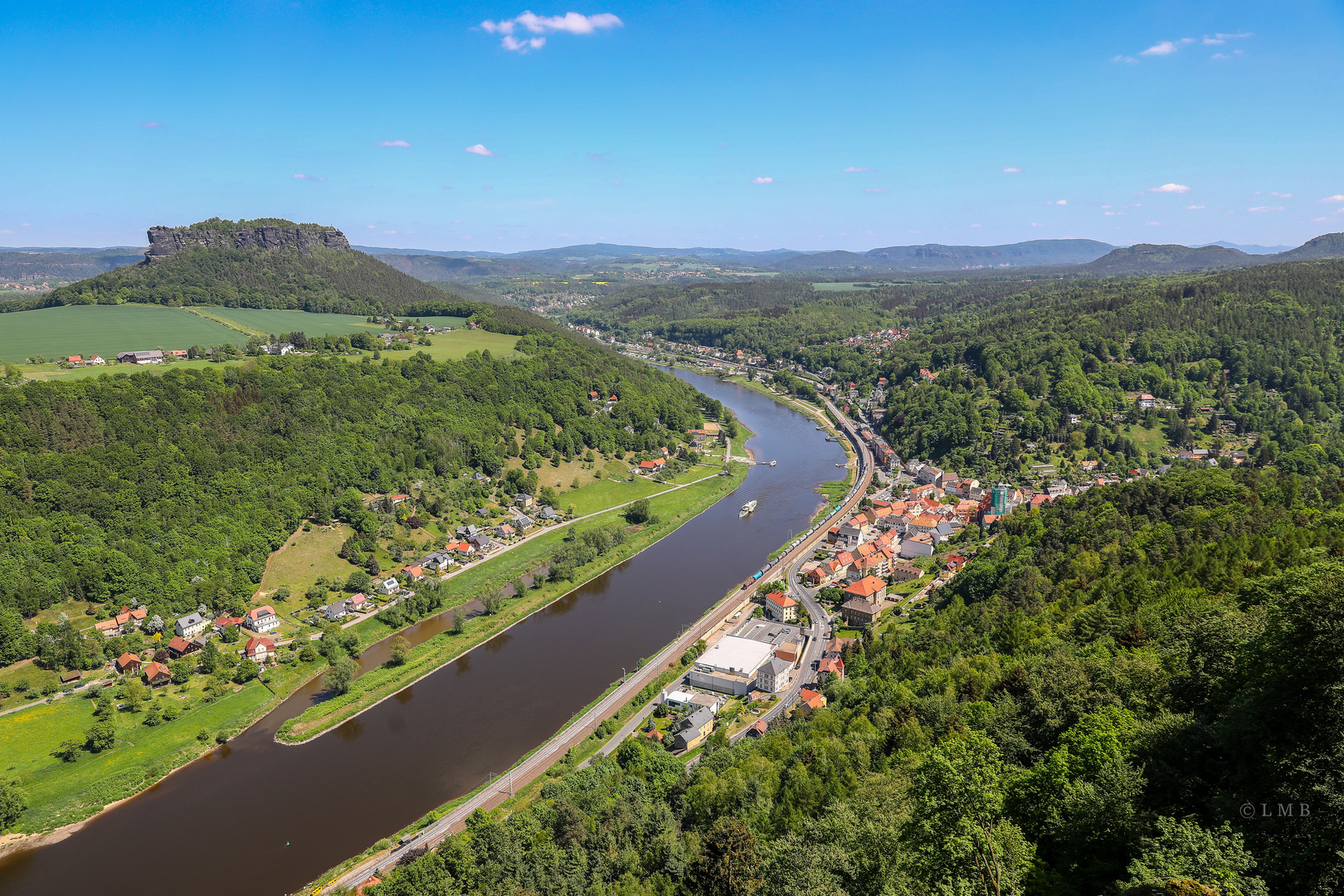 Der Festungsblick ins Elbtal