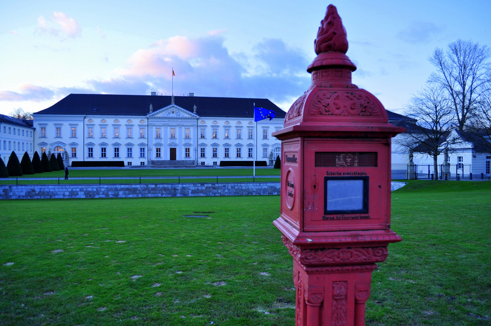 Der feuermelder vom Schloss Bellevue....