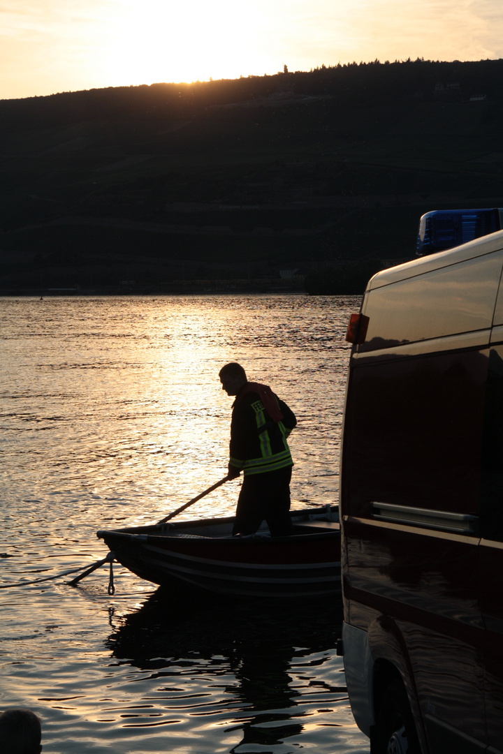 Der Feuerwehrmann und das Boot