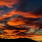 Der feurige Himmel über Bad Liebenzell