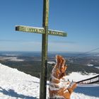 der Fichtelberg...in 1215 m Höhe...