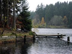 Der Fichtelsee im Fichtelgebirge...