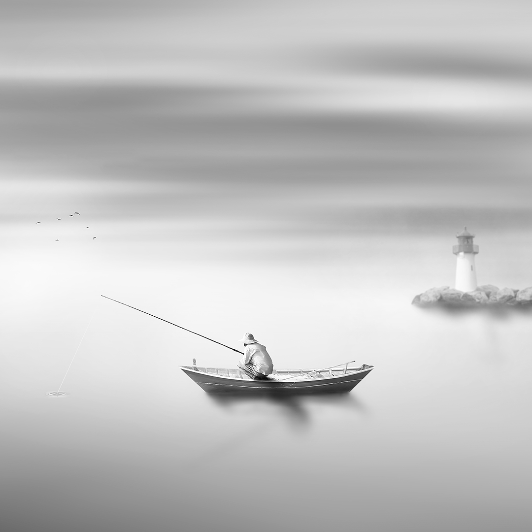 Der Fischer Foto & Bild fotomontage, fotos, outdoor Bilder auf