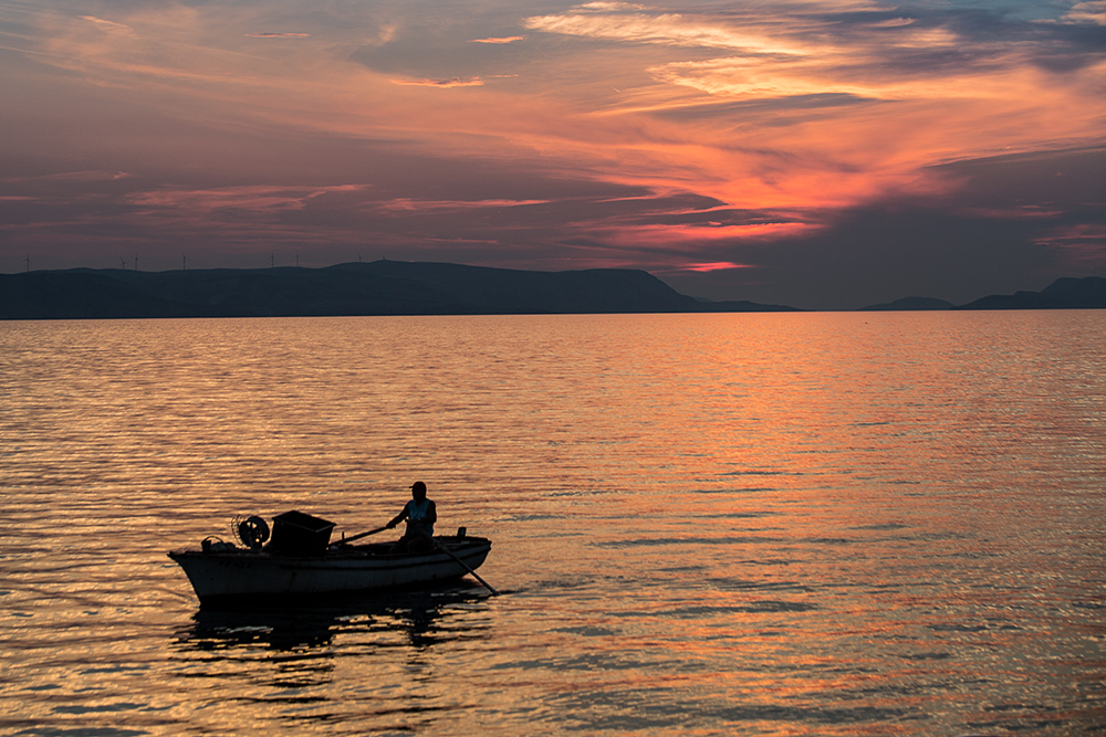 Der Fischer und das Meer