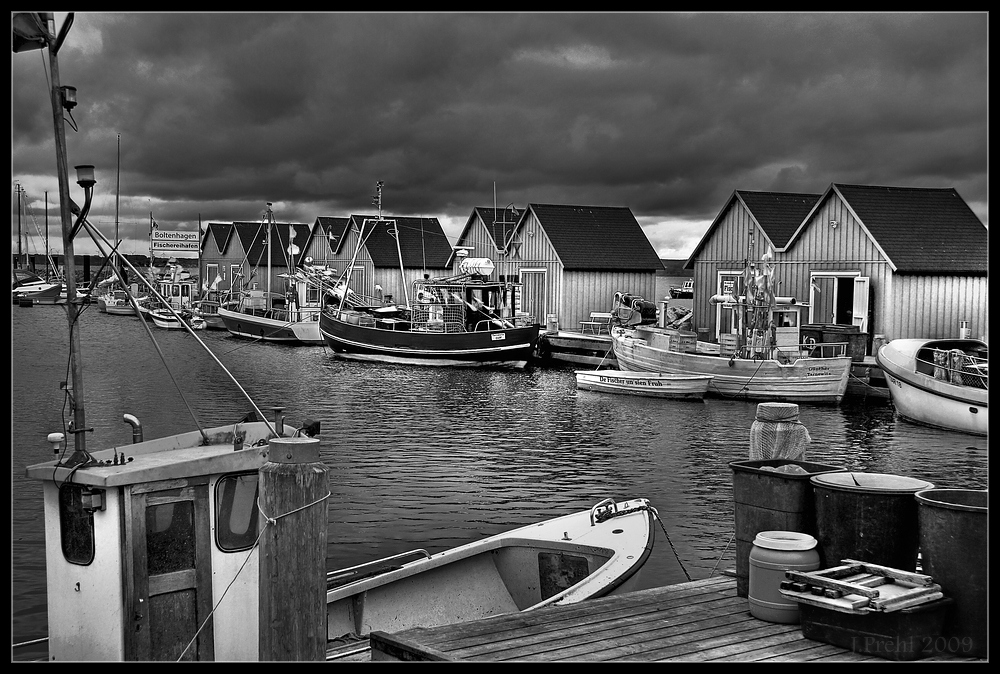 Der Fischereihafen von Boltenhagen