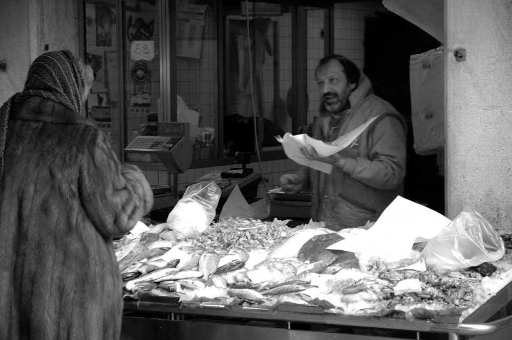 Der Fischverkäufer