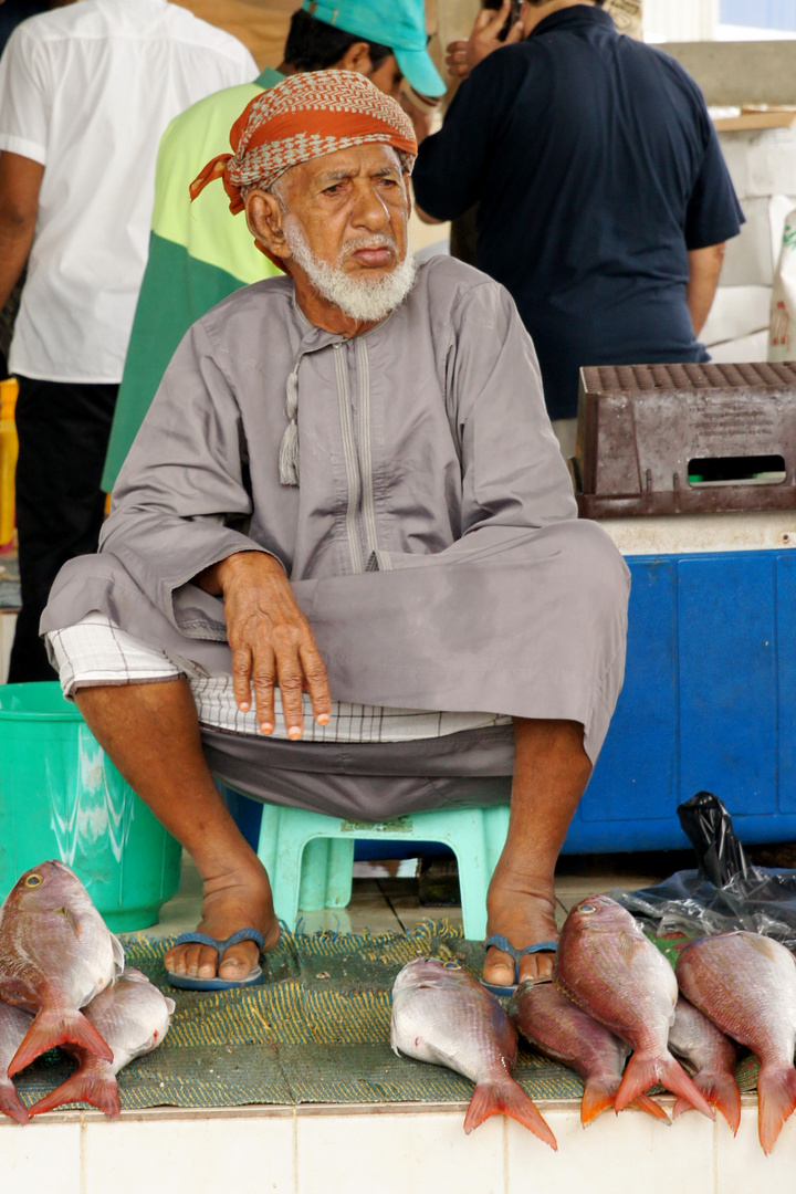 Der Fischverkäufer von Muscat
