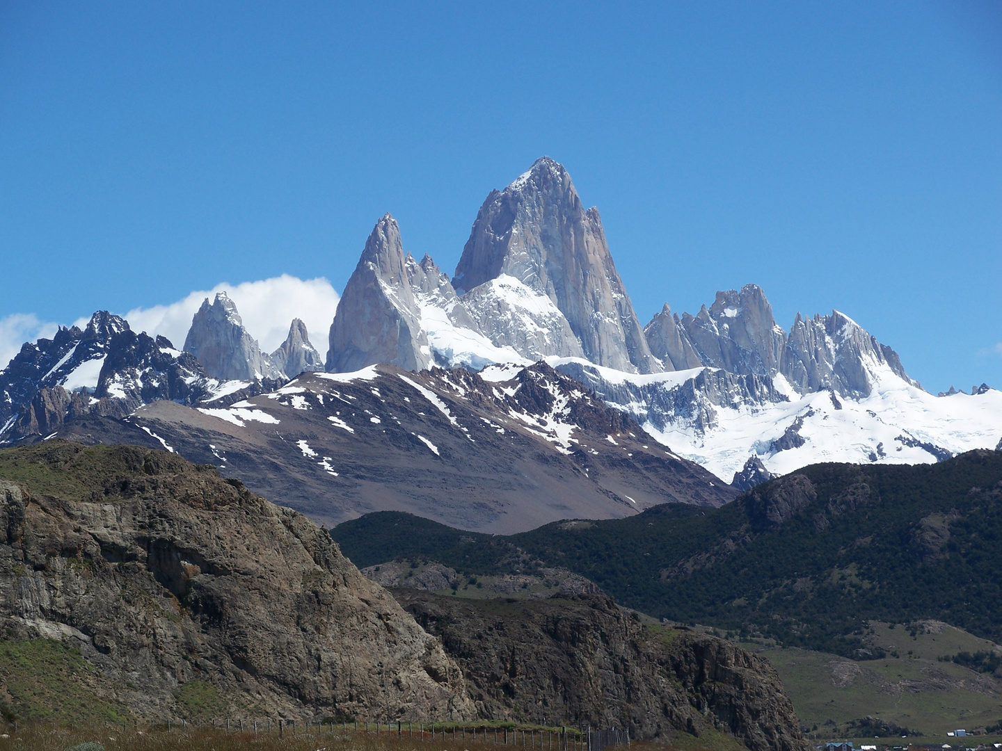 Der Fitz Roy ganz wolkenlos