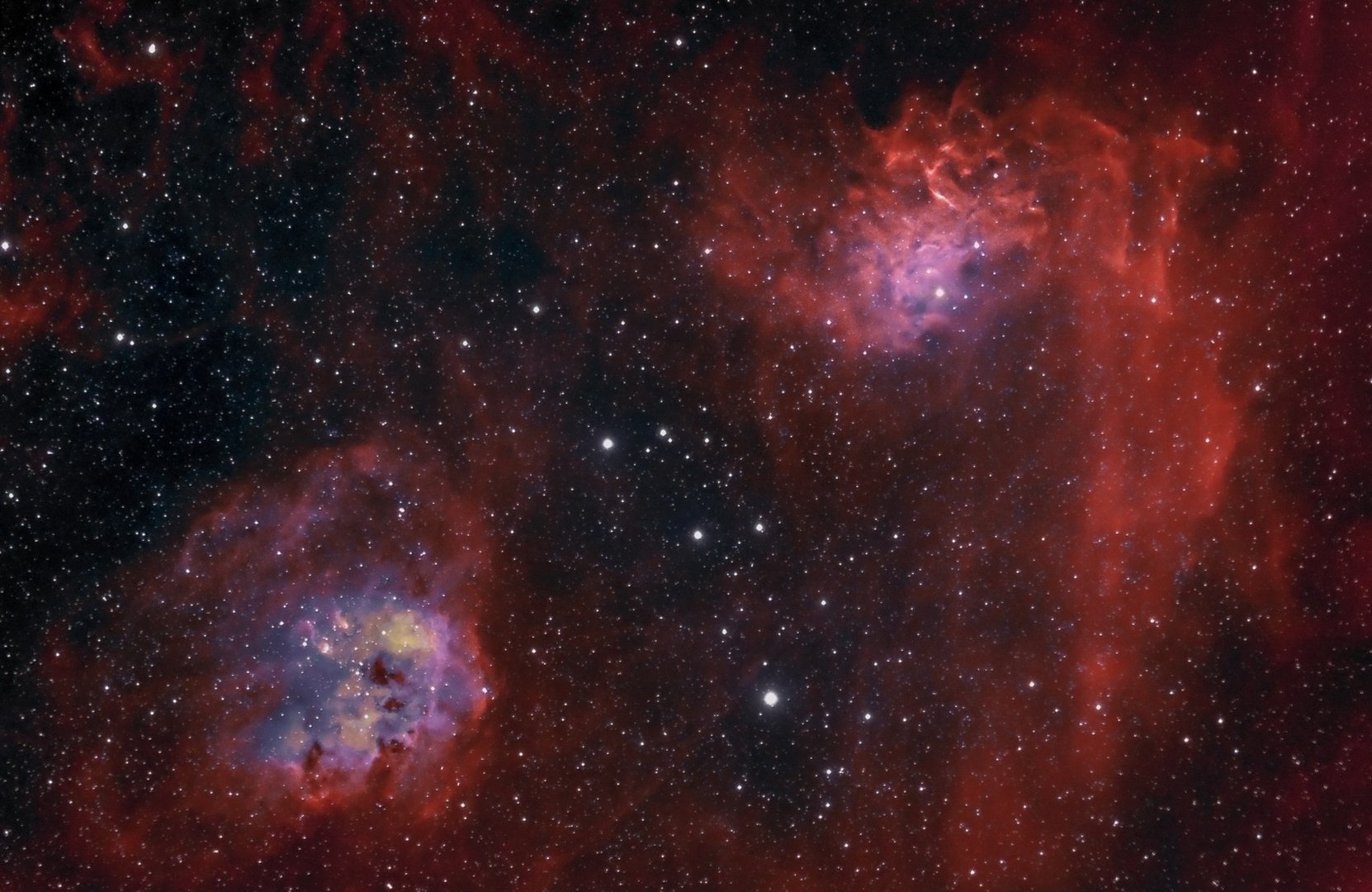 Der Flaming Star Nebel und IC 410