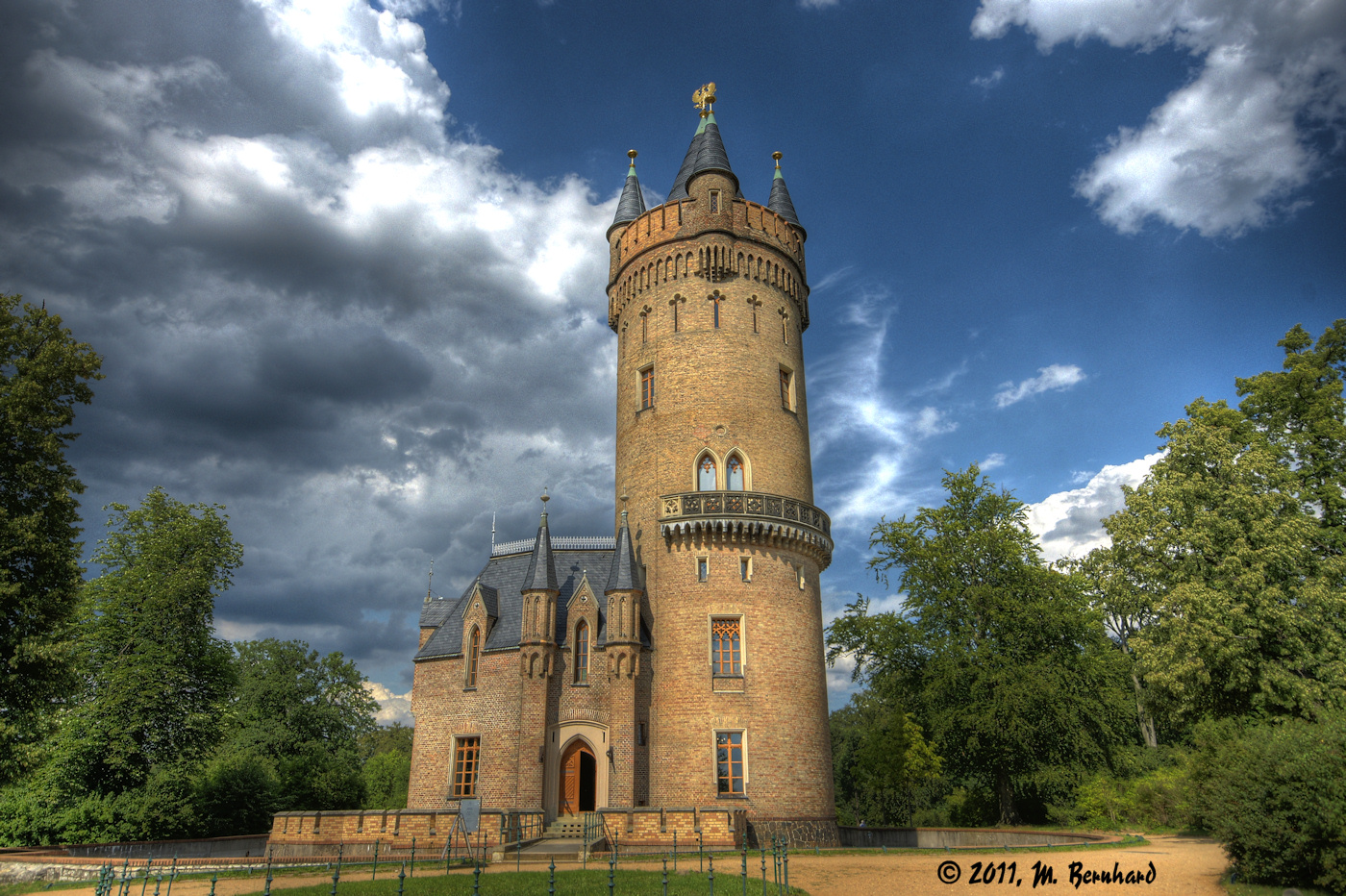 Der Flatow-Turm in Potsdam