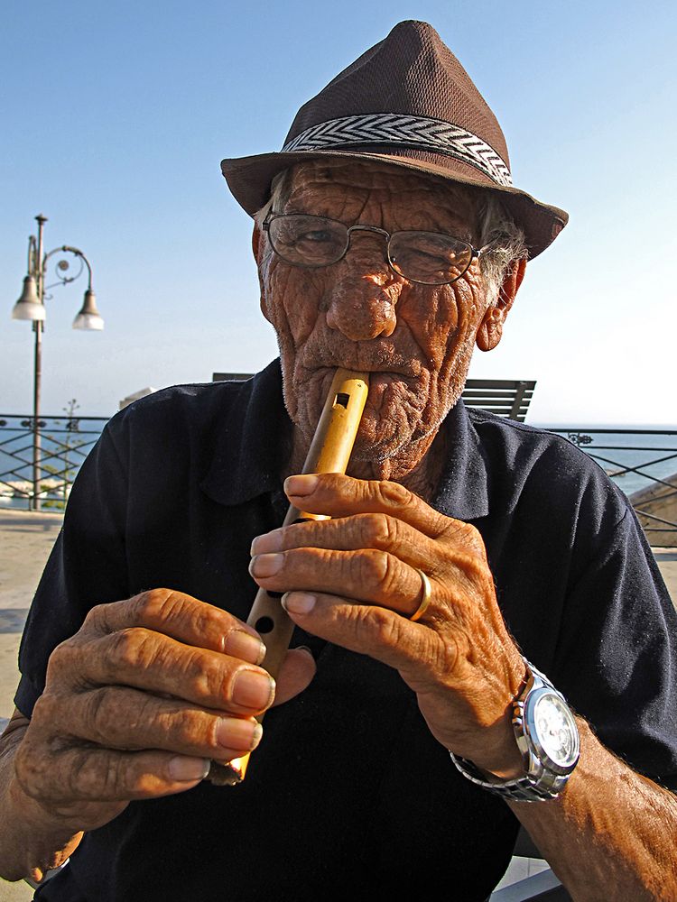 Der Flotenspieler (Sizilien)  / il flautista (Sicilia)