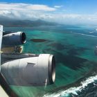 Der Flug von Mauritius