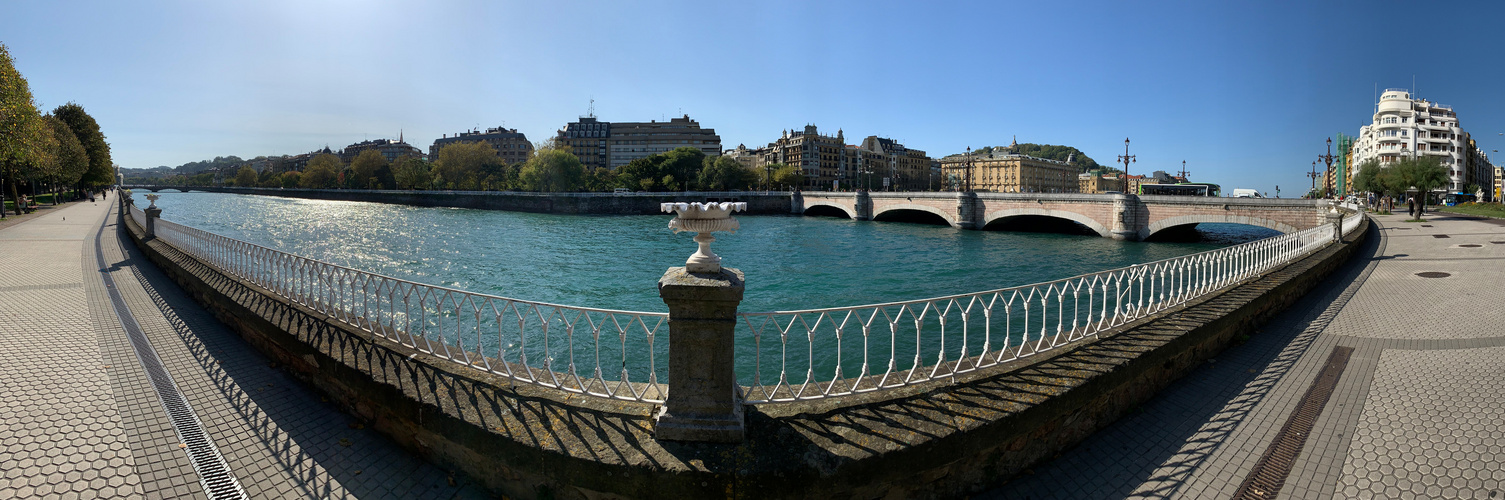 Der Fluss in San Sebastian