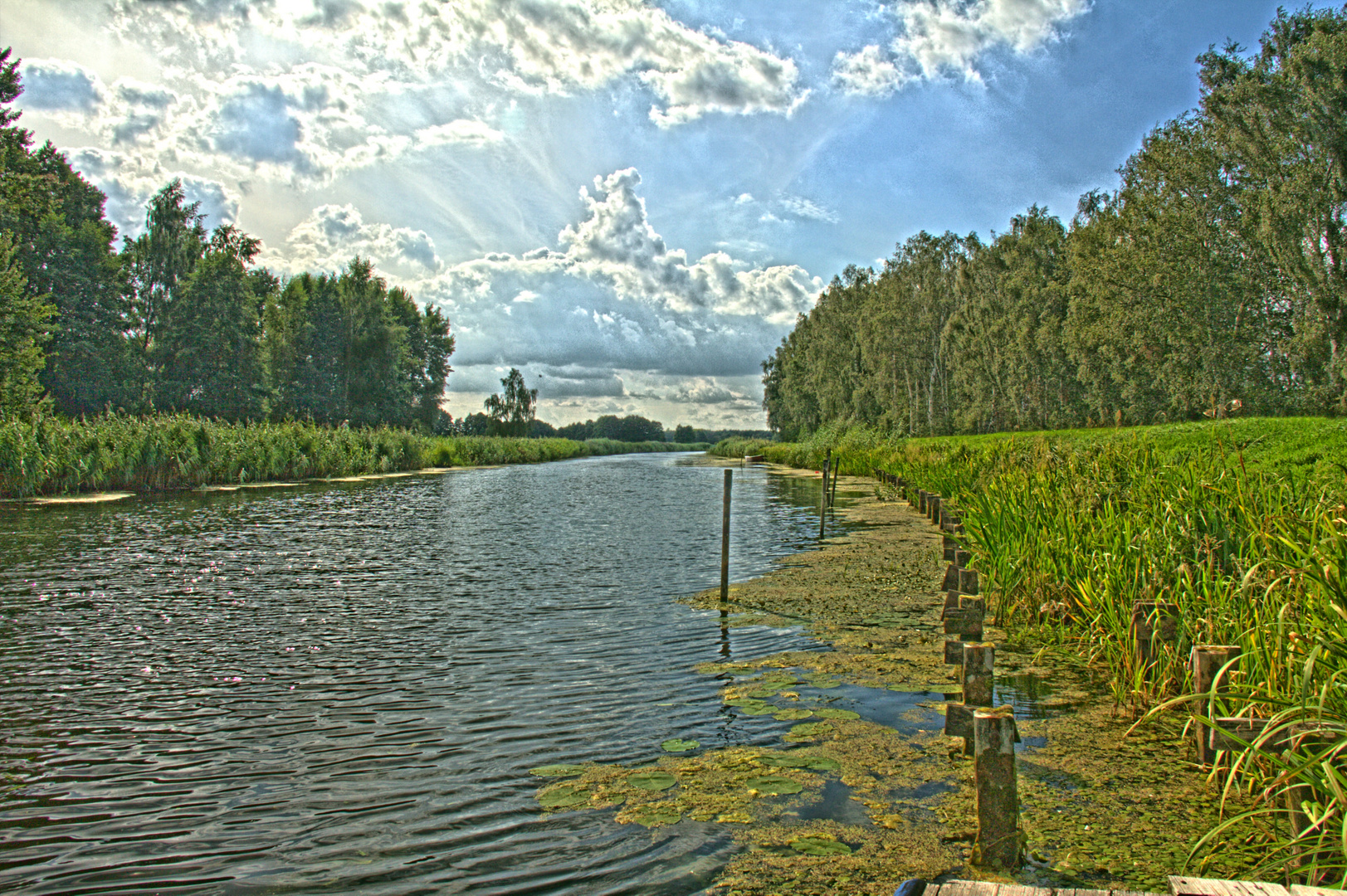 Der Fluß Zarow bei Grambin