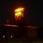 Der Förderturm der ehemaligen Zeche in Gelsenkirchen Bismarck Consol