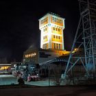 Der Förderturm des Bergbaumuseums im erzgebirgischen Oelsnitz