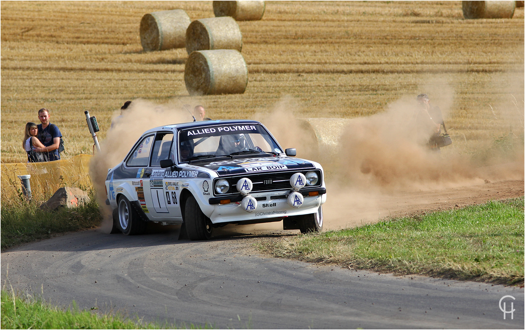 Der Ford Escort RS1800 von Timo Mäkinen beim Eifel Rallye Festival