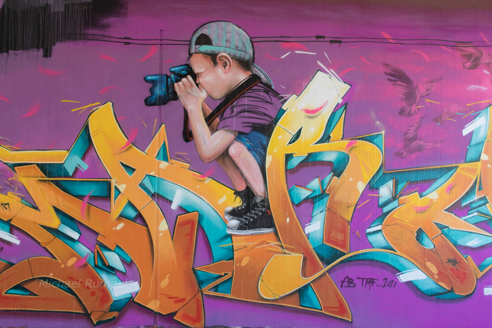 Der Fotograf als Graffiti 