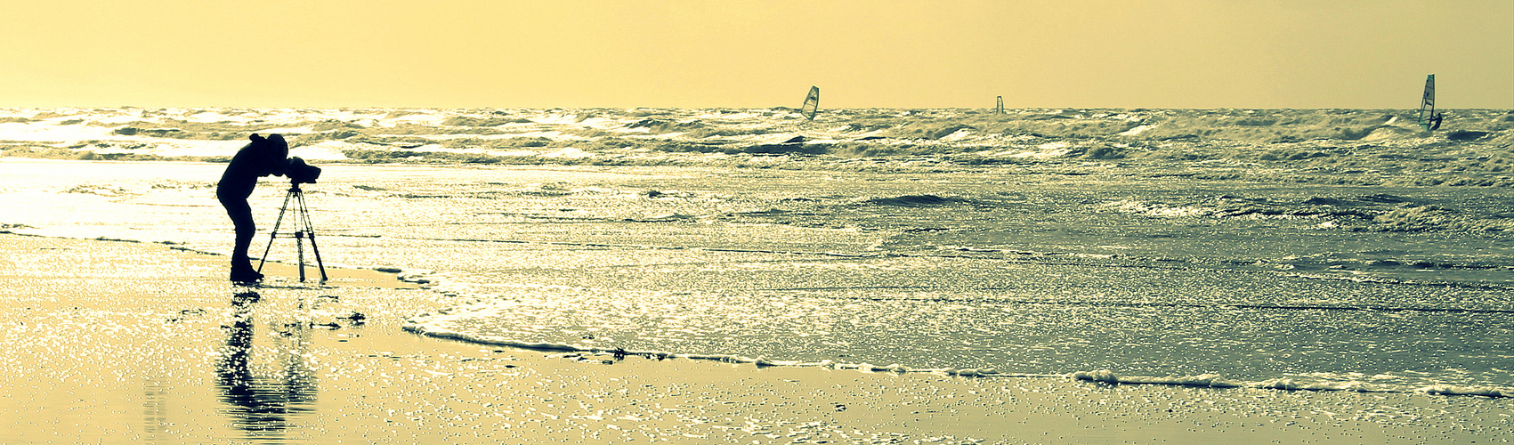 Der Fotograf am Meer