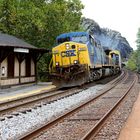 Der Fotograf auf der gelben Linie... Lebensgefahr ! Harpers Ferry, WV, USA