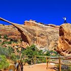 Der Fotograf im Arches Nationalpark.