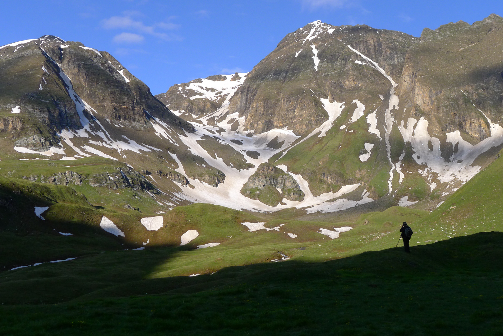 Der Fotograf im Rauhjochtal (Pfunderer Berge - Valsertal)