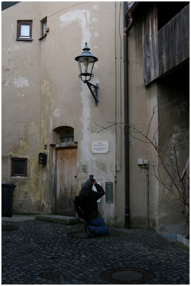 Der Fotograf in seinem Element