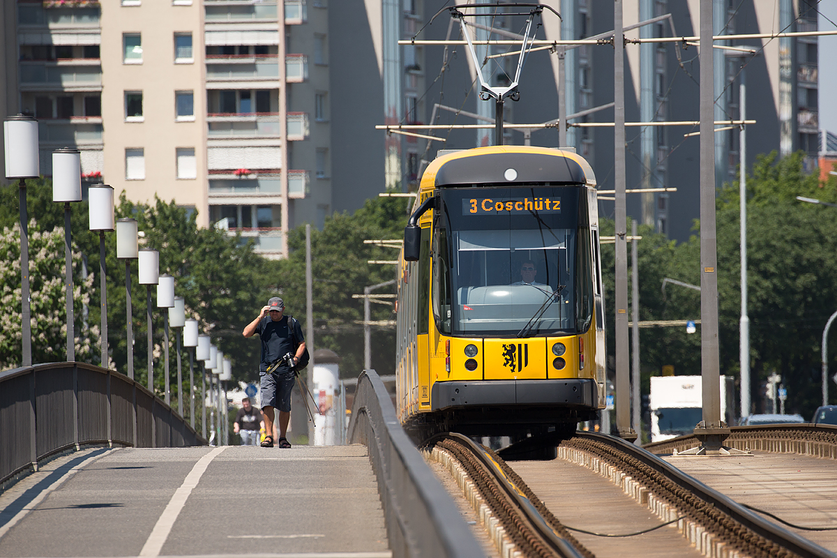 Der Fotograf und die Straßenbahn