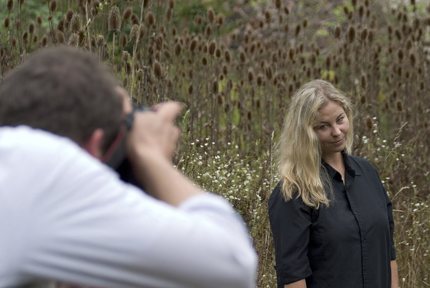 der Fotograf und sein Model