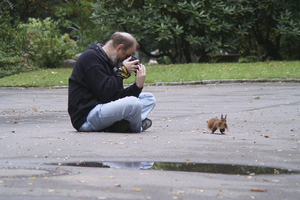 Der Fotograf und sein Model