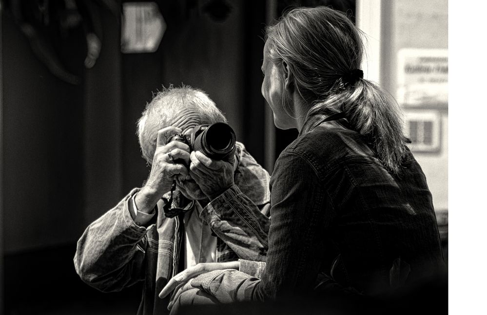 ... der Fotograf und sein Model ...