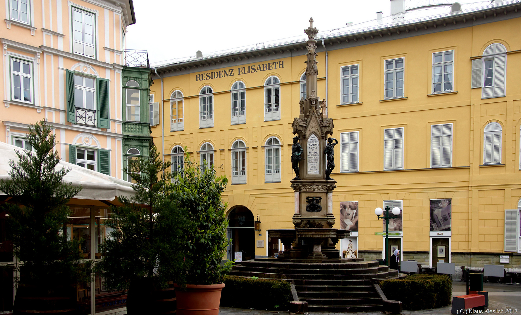 Der Franz Carl Brunnen in Bad Ischl