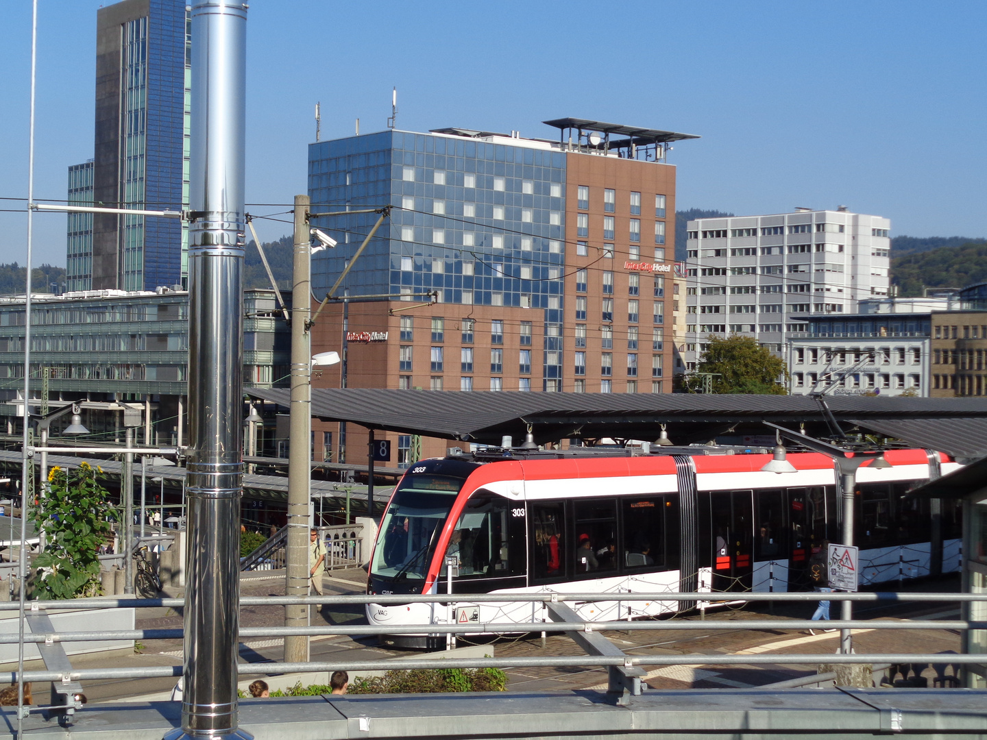 Der Freiburger Hauptbahnhof, der mich fast täglich sieht