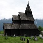 der Friedhof der Stabkirche in Urnes