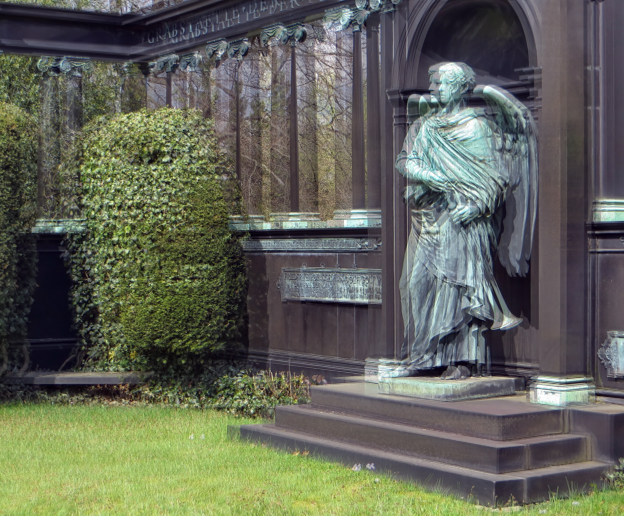 Der Friedhof mit dem „Millionenhügel“ 