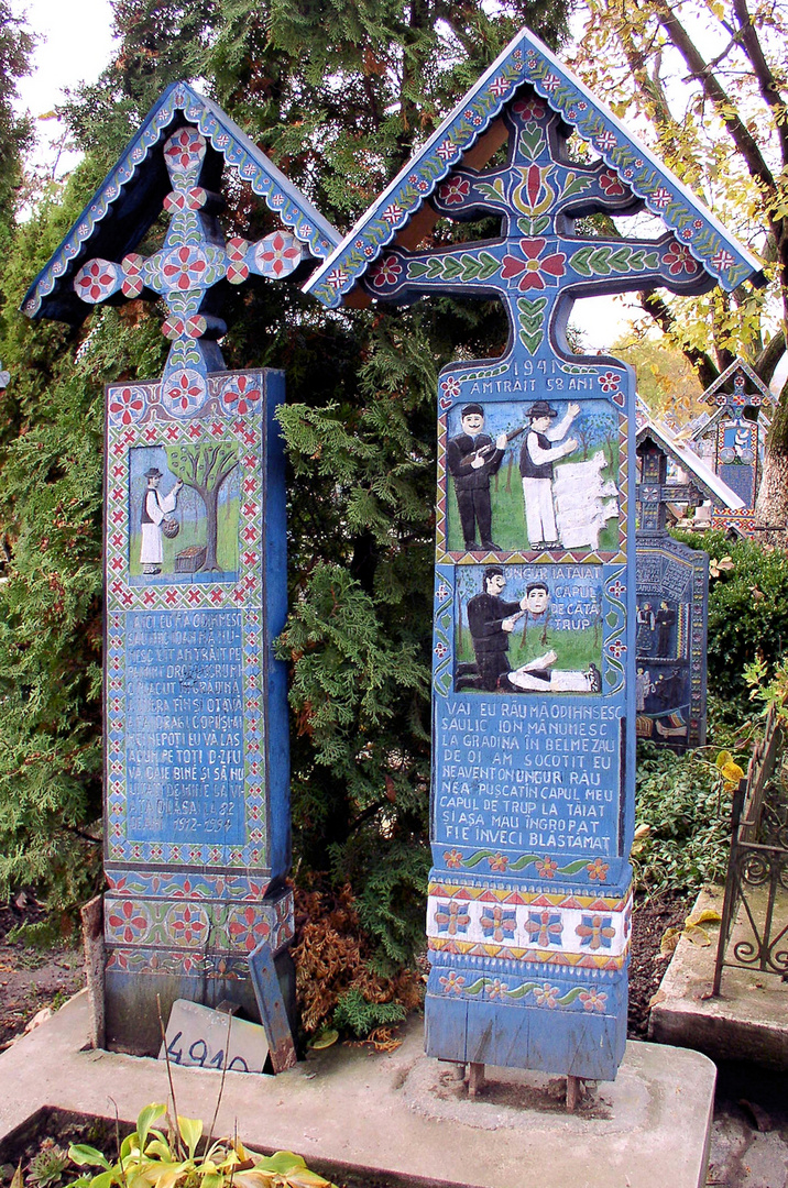 Der "Fröhliche Friedhof" in Sapanta - Maramures