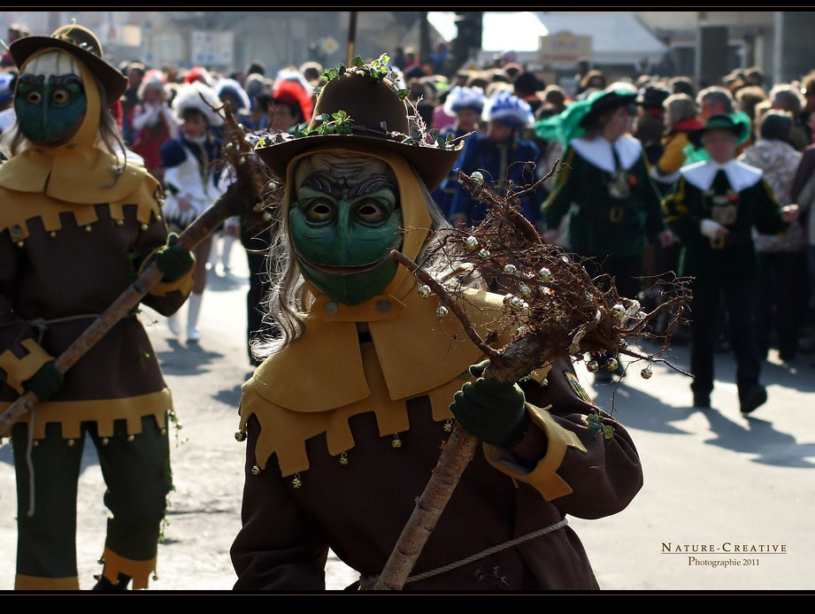 "Der Frosch mit der Maske beim Narrensprung in Sonthofen"