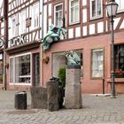 Der Froschbrunnen in Büdingen