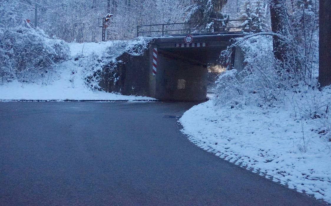 Der frühe Fruehling kriegt den späten Schnee