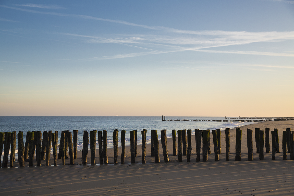 ... der frühe Morgen am Meer ...