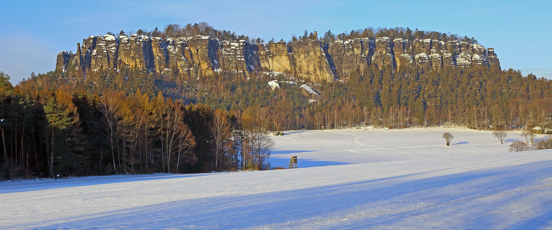 Der für mich schönste Tafelberg in der Sächsischen Schweiz ist der Pfaffenstein...