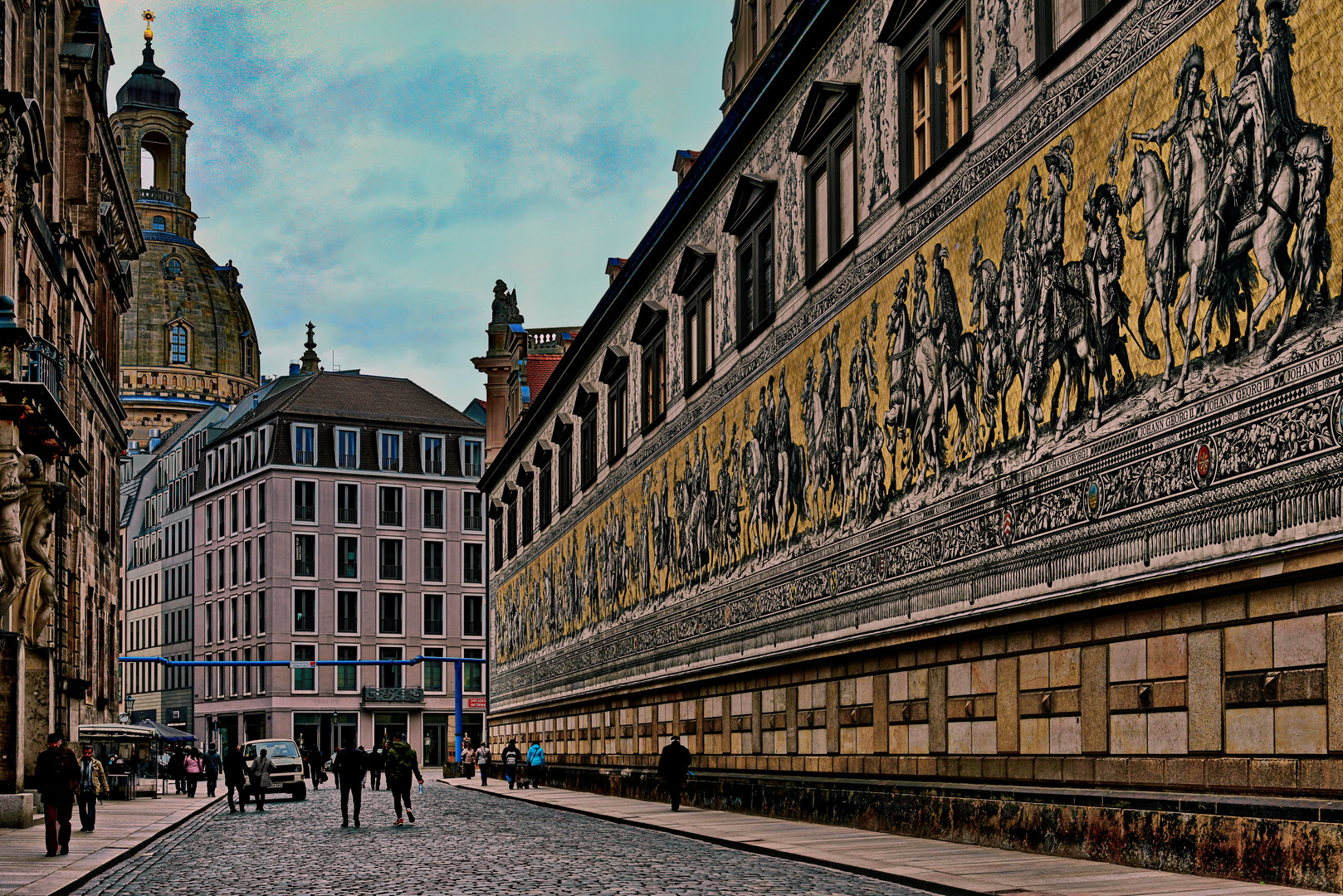 Der Fürstenzug in Dresden 