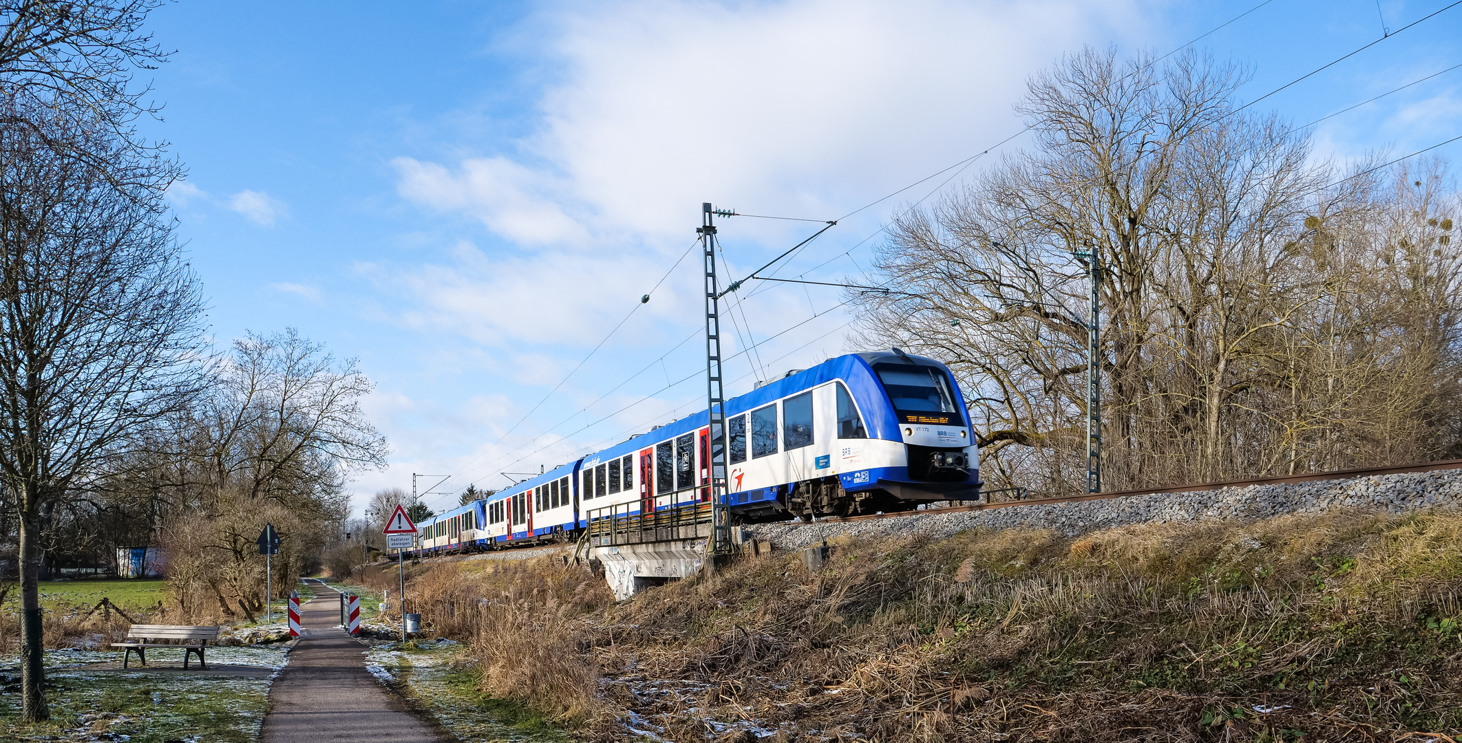 Der Füssener fährt vorbei