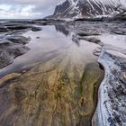 Der Fußabdruck im Wasser