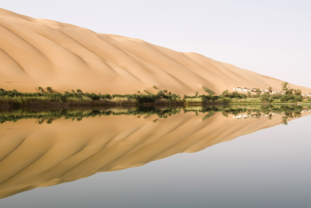 Der Gabroun See "perfekte Spiegelung"