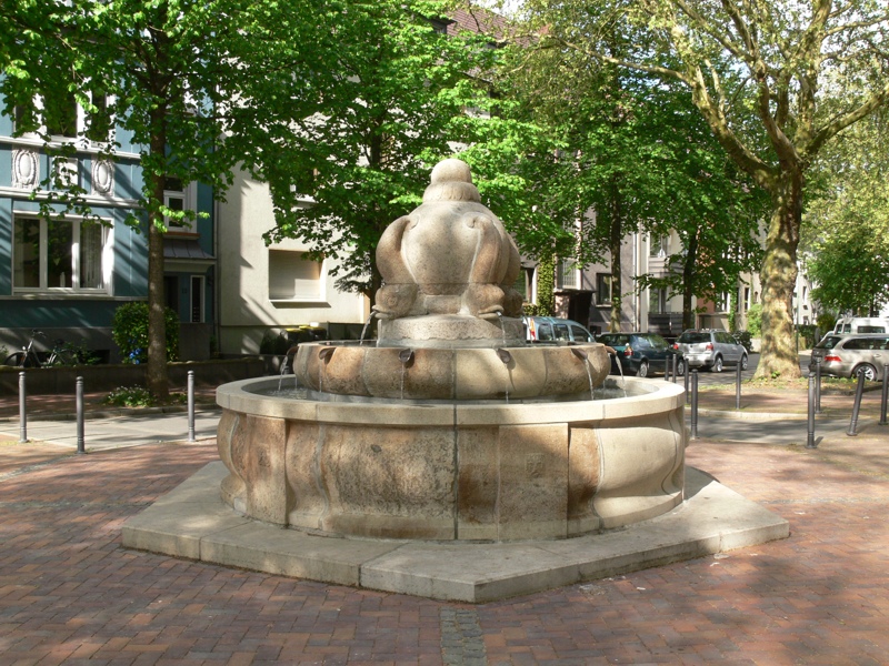 der Gänsereiterbrunnen plätschert wieder