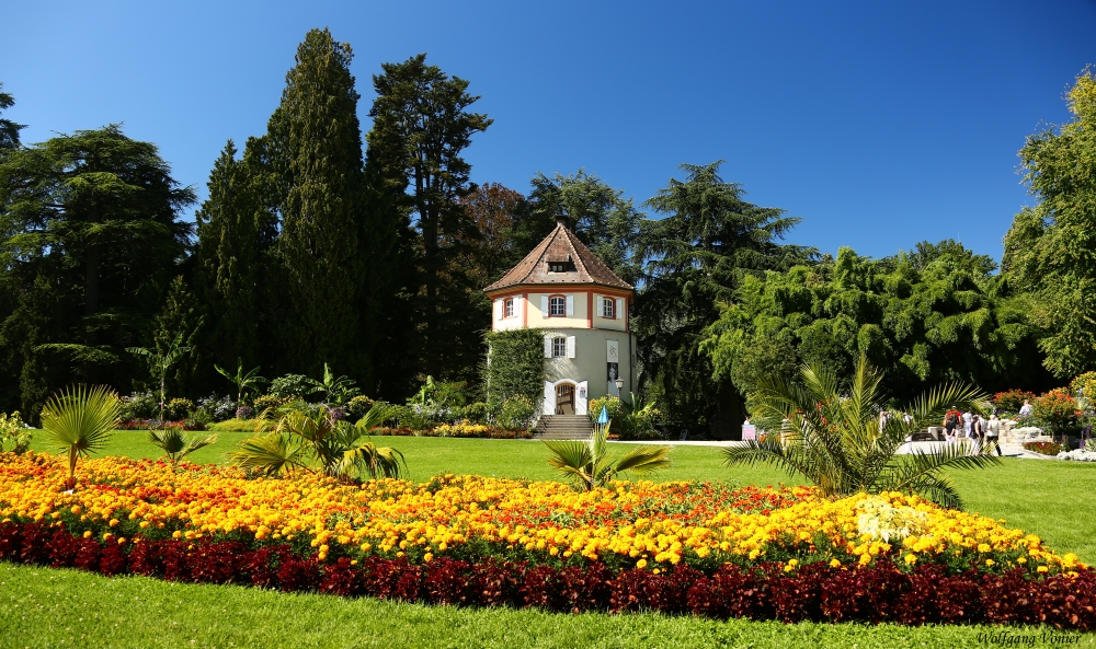 Der Gärtnerturm auf der Insel Mainau