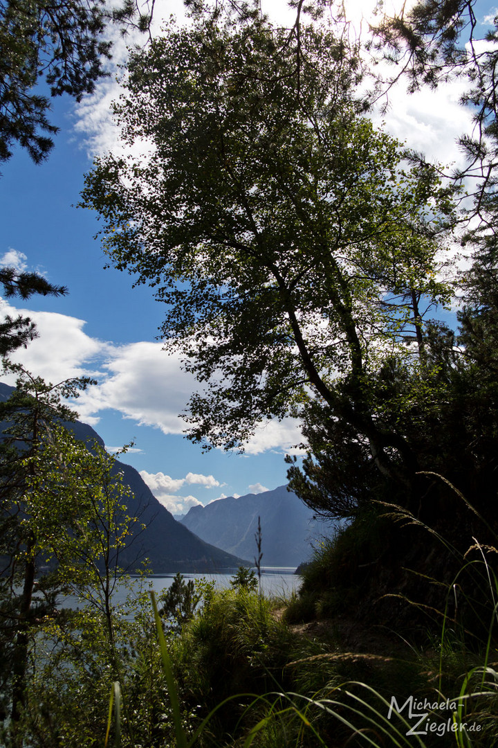 Der Gaisalmsteig am Achensee